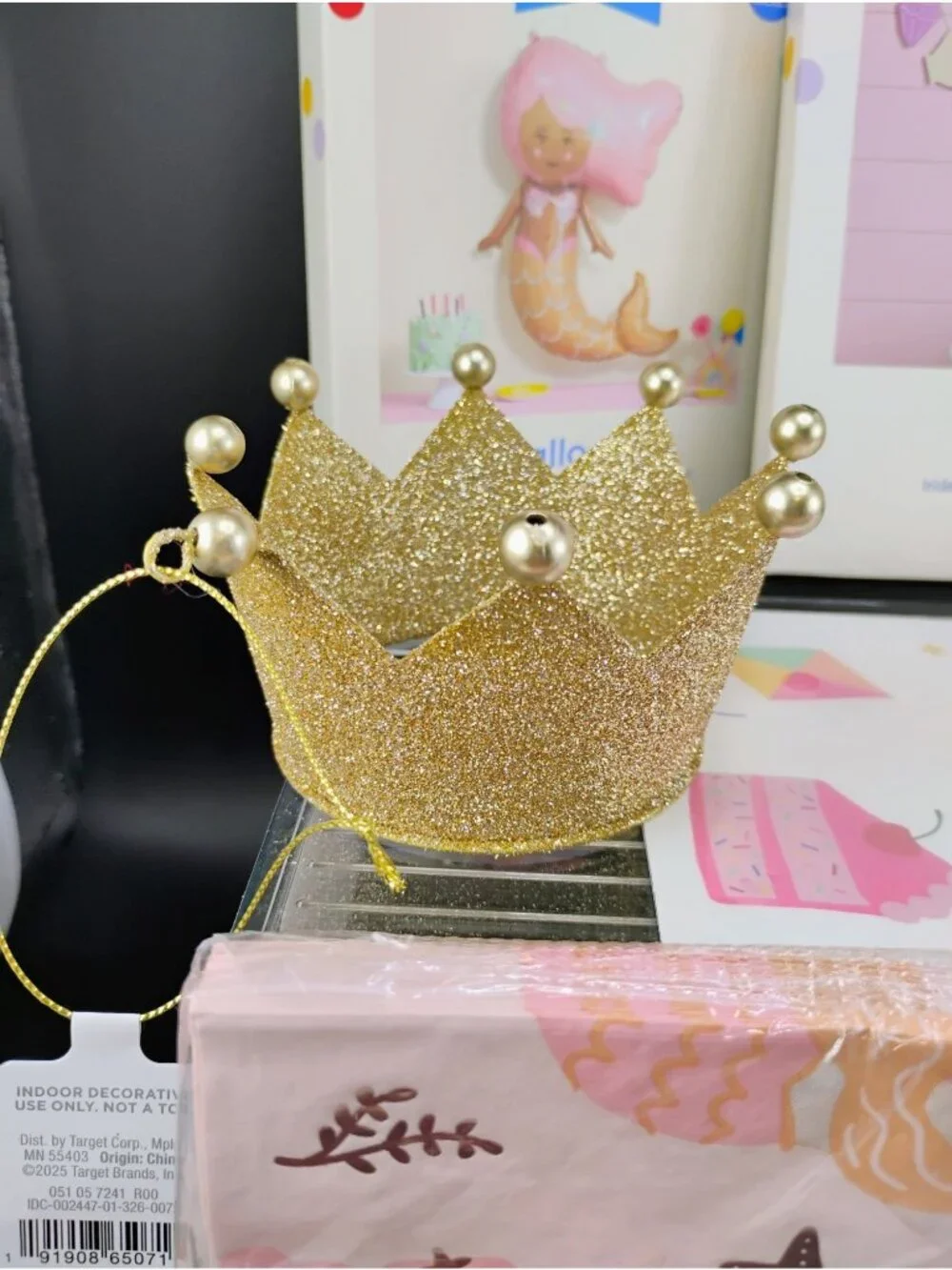 Mermaid-Themed Party Supplies By Spritz Including Decorations & Favors